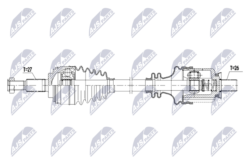 Wał napędowy NTY NPW-RE-208
