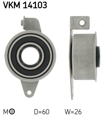 Rolka napinacza, pasek rozrządu SKF vkm 14103
