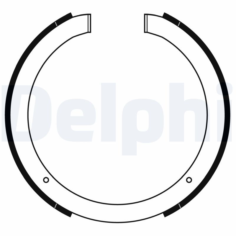 Zestaw szczęk hamulcowych DELPHI LS2168