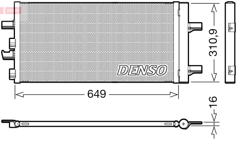 Skraplacz, klimatyzacja Denso DCN05104