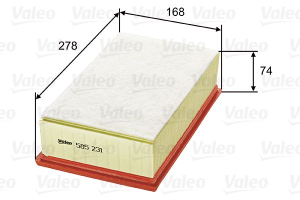 Filtr powietrza VALEO 585231