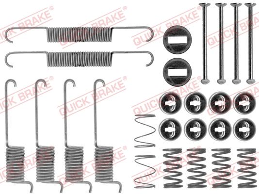 Zestaw akcesoriów, szczęki hamulcowe QUICK BRAKE 105-0715