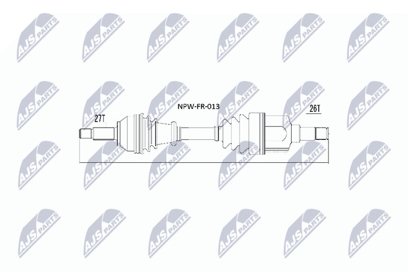 Wał napędowy NTY NPW-FR-013