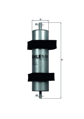 Filtr paliwa KNECHT KL 596