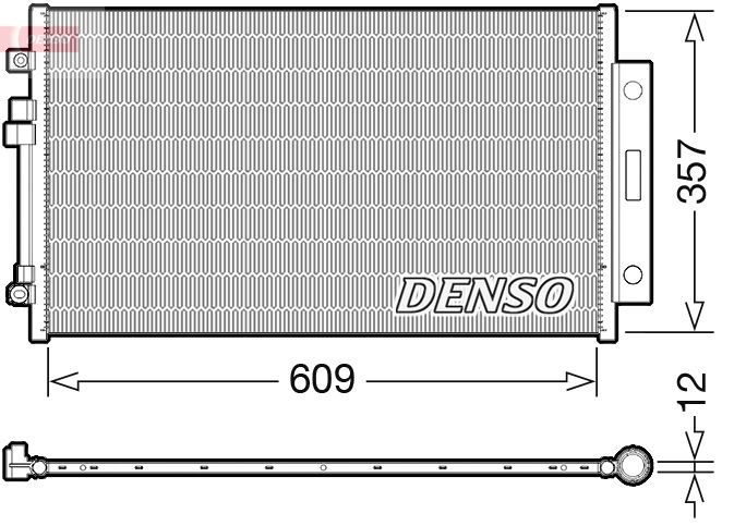 Skraplacz, klimatyzacja DENSO DCN09004