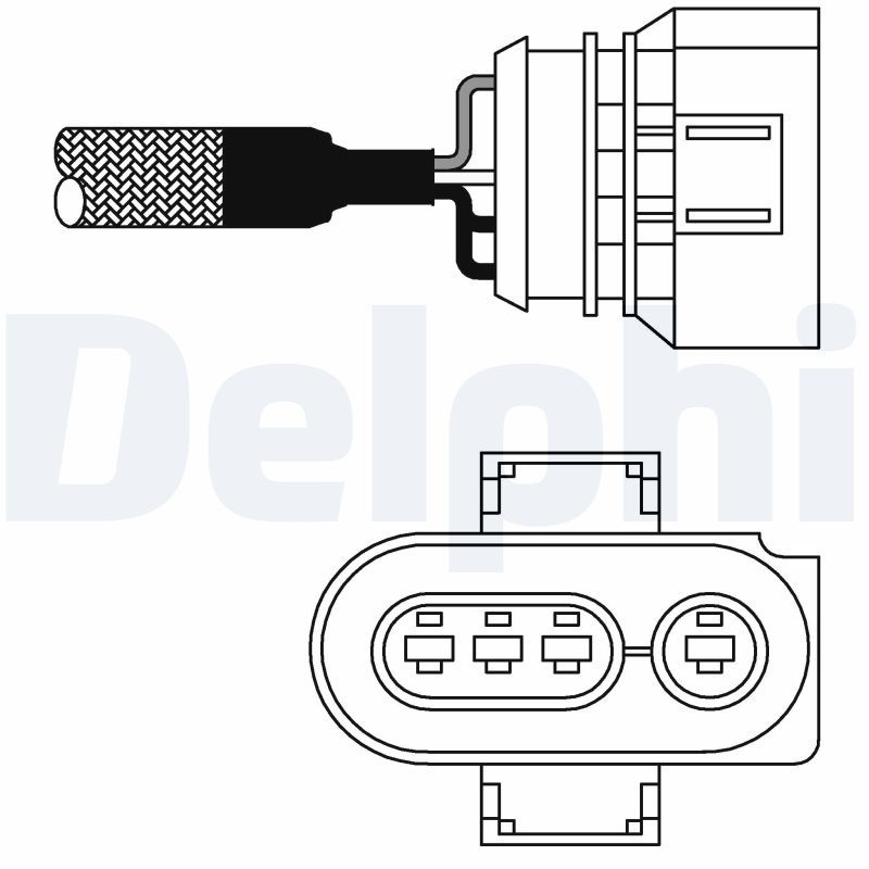 Sonda lambda DELPHI es10977-12b1