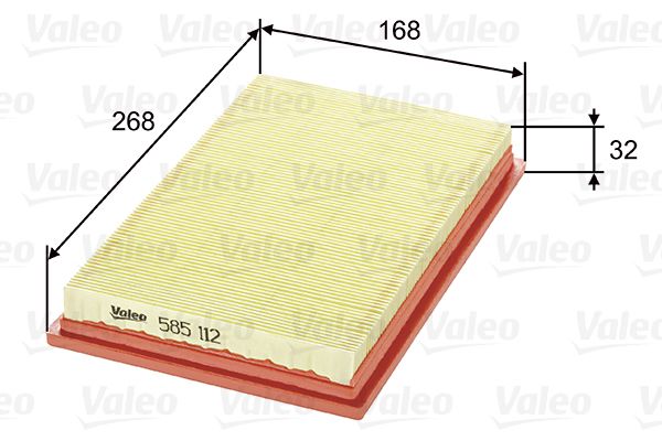 Filtr powietrza VALEO 585112