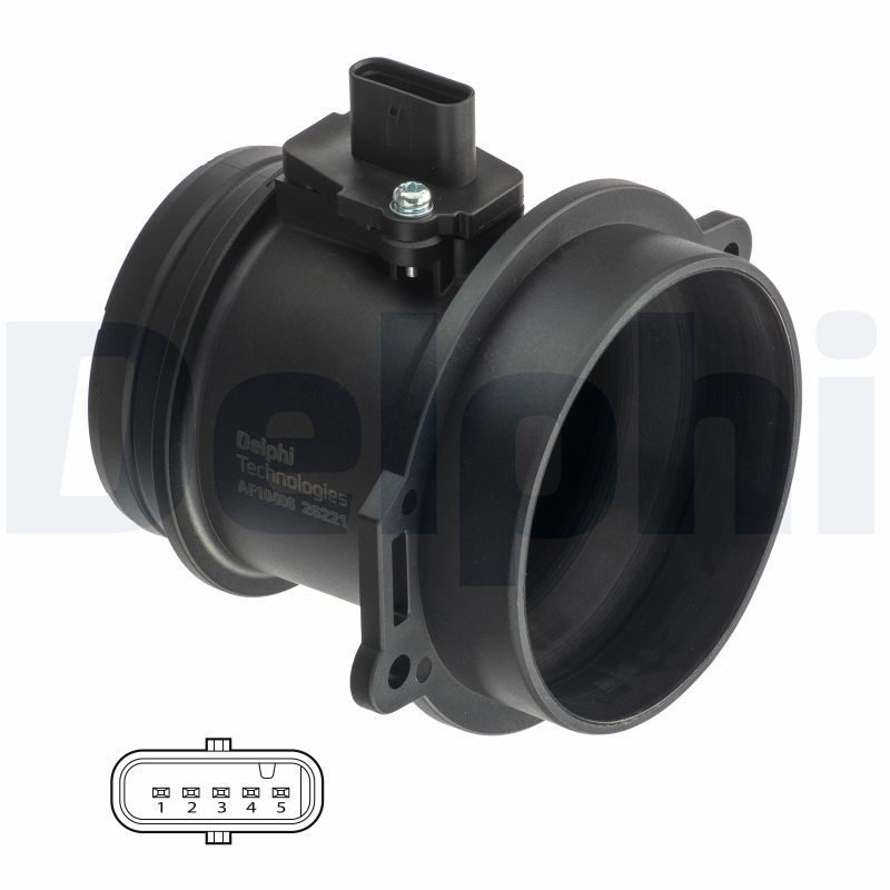Przepływomierz masowy powietrza DELPHI AF10406-12B1