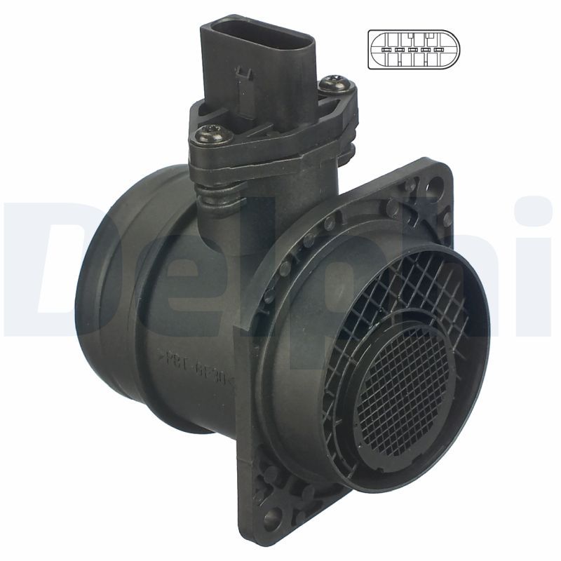 Przepływomierz masowy powietrza DELPHI AF10258-12B1