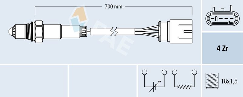 Sonda lambda FAE 77690