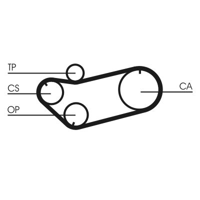 Pasek rozrządu CONTINENTAL CTAM CT 659