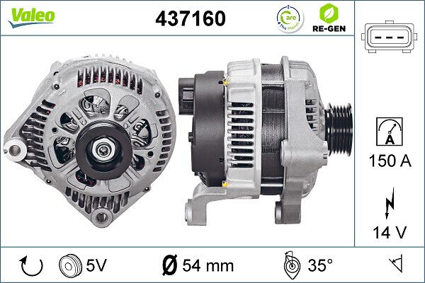 Alternator VALEO 437160