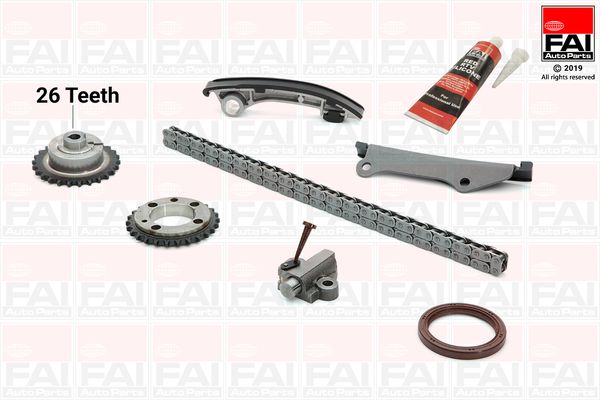 Zestaw łańcucha rozrządu FAI AutoParts tck43