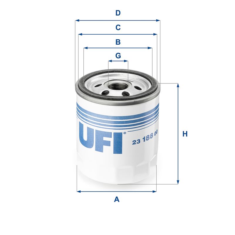 Filtr oleju UFI 23.188.00