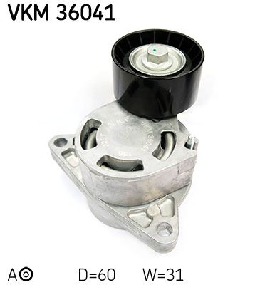 Rolka napinacza, pasek klinowy wielorowkowy SKF VKM 36041