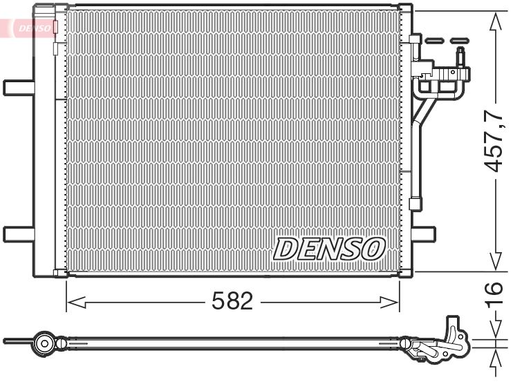 Skraplacz, klimatyzacja Denso DCN10056