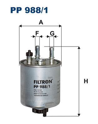 Filtr paliwa FILTRON pp 988/1