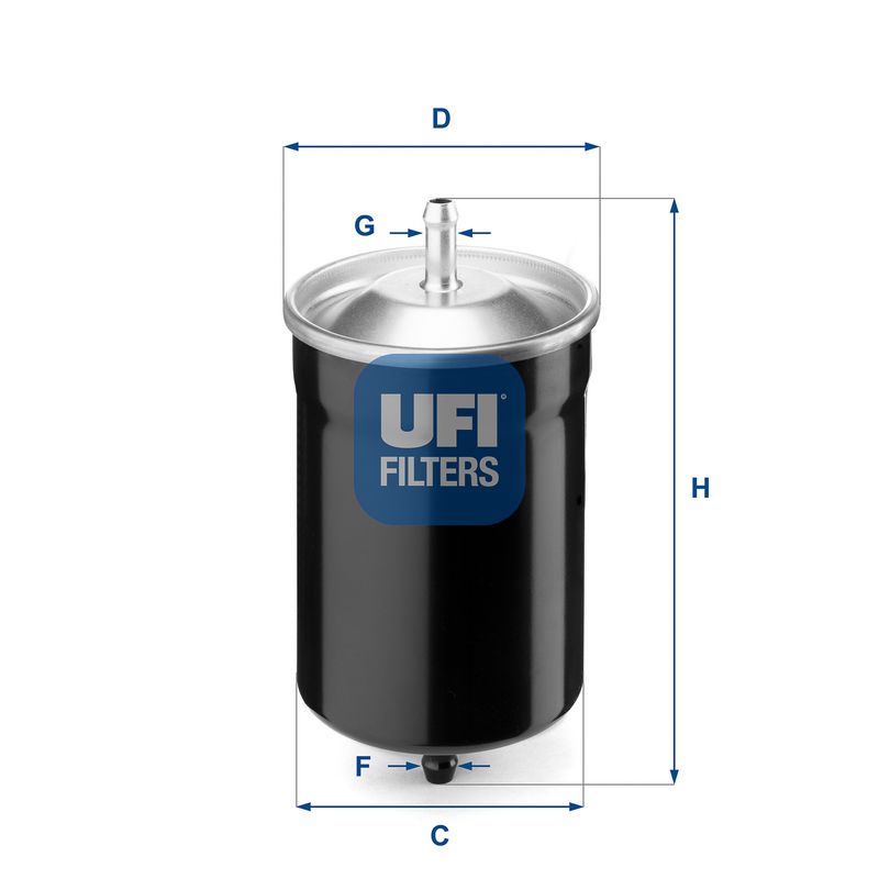 Filtr paliwa UFI 31.500.00