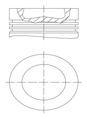Tłok MAHLE 028PI00155002