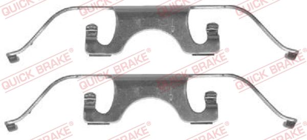 Zestaw akcesoriów, klocki hamulcowe QUICK BRAKE 109-1224