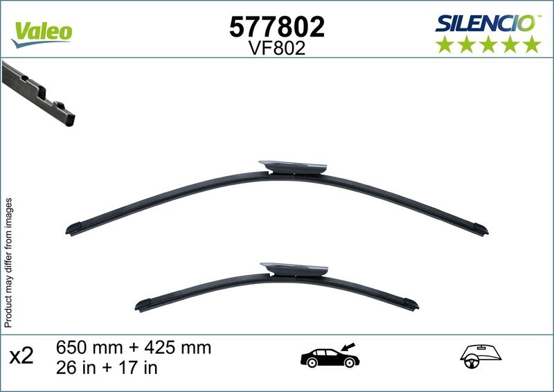 Pióro wycieraczki VALEO 577802