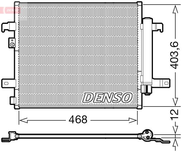 Skraplacz, klimatyzacja DENSO DCN09124