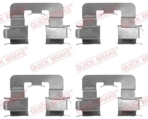 Zestaw akcesoriów, klocki hamulcowe QUICK BRAKE 109-1741
