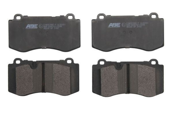 Zestaw klocków hamulcowych, hamulce tarczowe ABE C1M057ABE-P