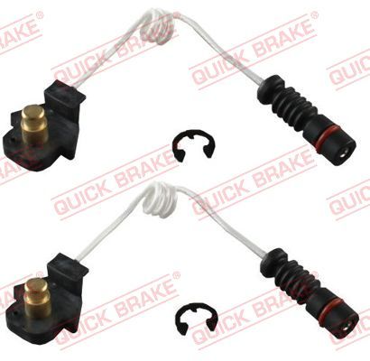 Styk ostrzegawczy, zużycie okładzin hamulcowych QUICK BRAKE ws 0184 a