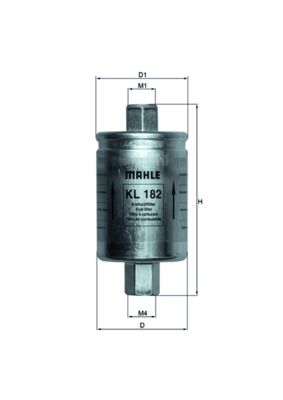 Filtr paliwa KNECHT KL 182