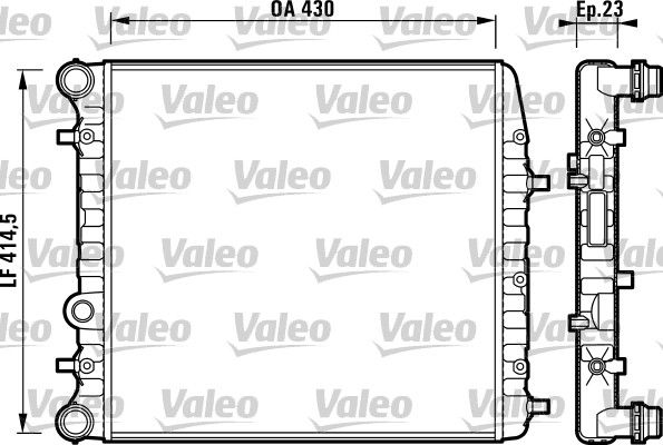 Chłodnica, układ chłodzenia silnika VALEO 732863