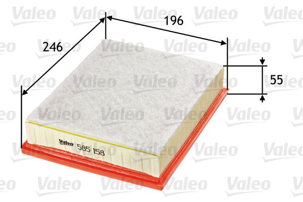 Filtr powietrza VALEO 585158
