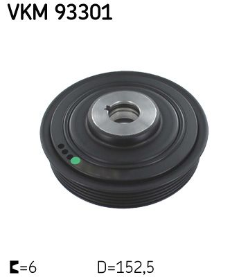 Koło pasowe, wał korbowy SKF VKM 93301