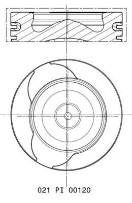 Tłok MAHLE 021PI00120000
