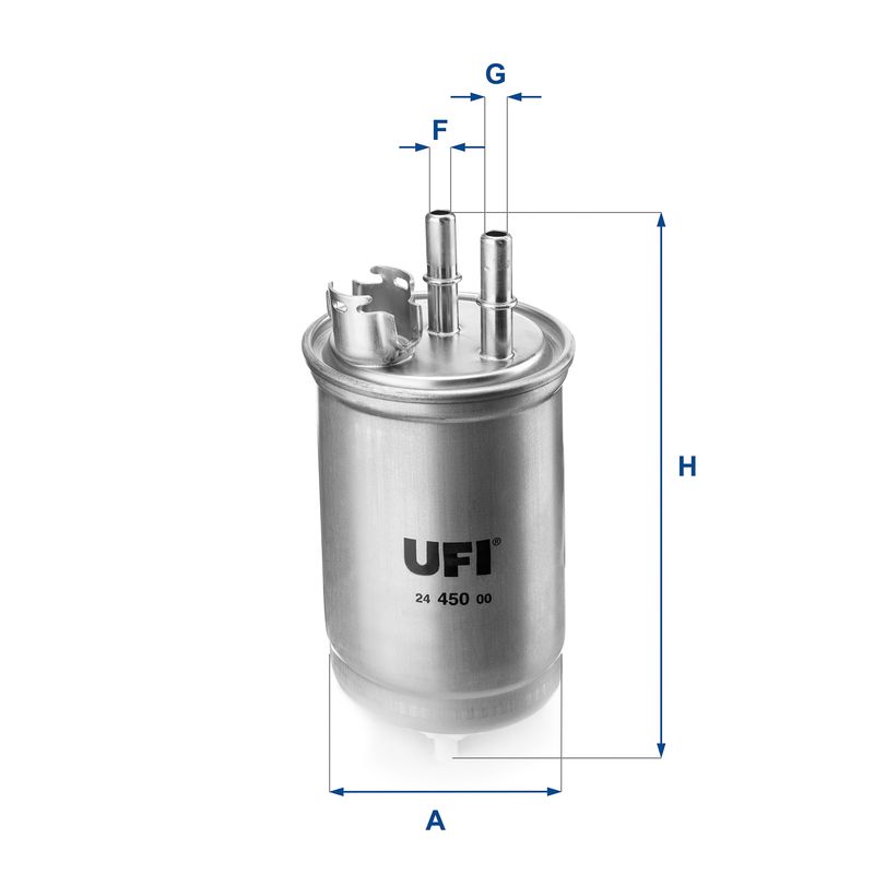 Filtr paliwa UFI 24.450.00