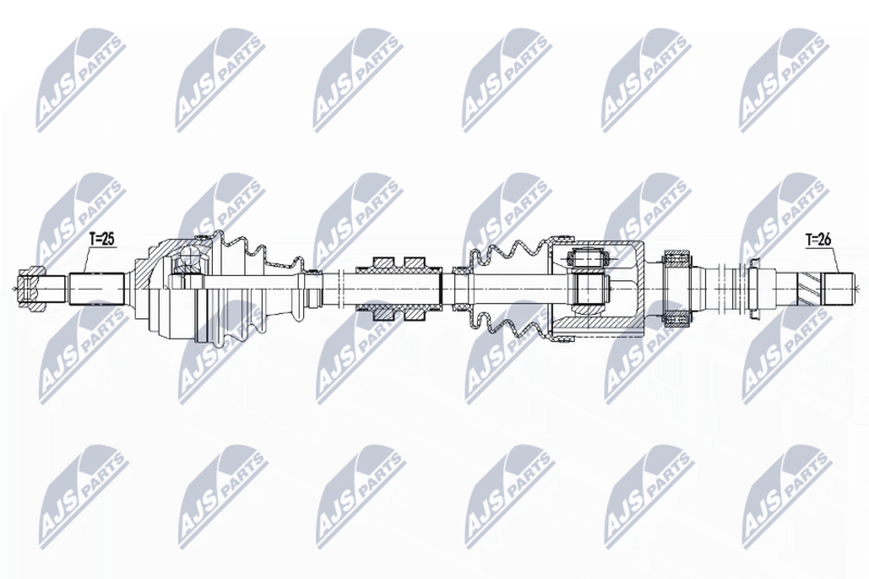 Wał napędowy NTY NPW-NS-102