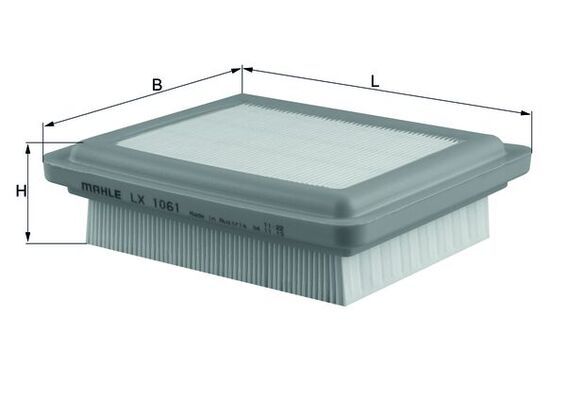Filtr powietrza KNECHT LX 1061