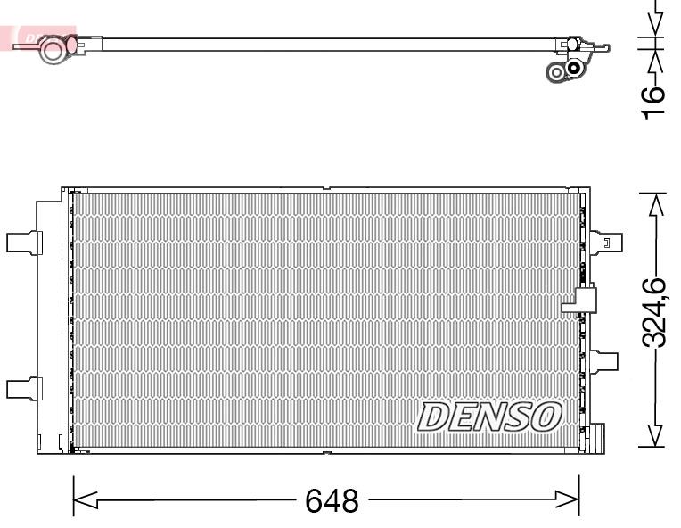 Skraplacz, klimatyzacja Denso DCN02044