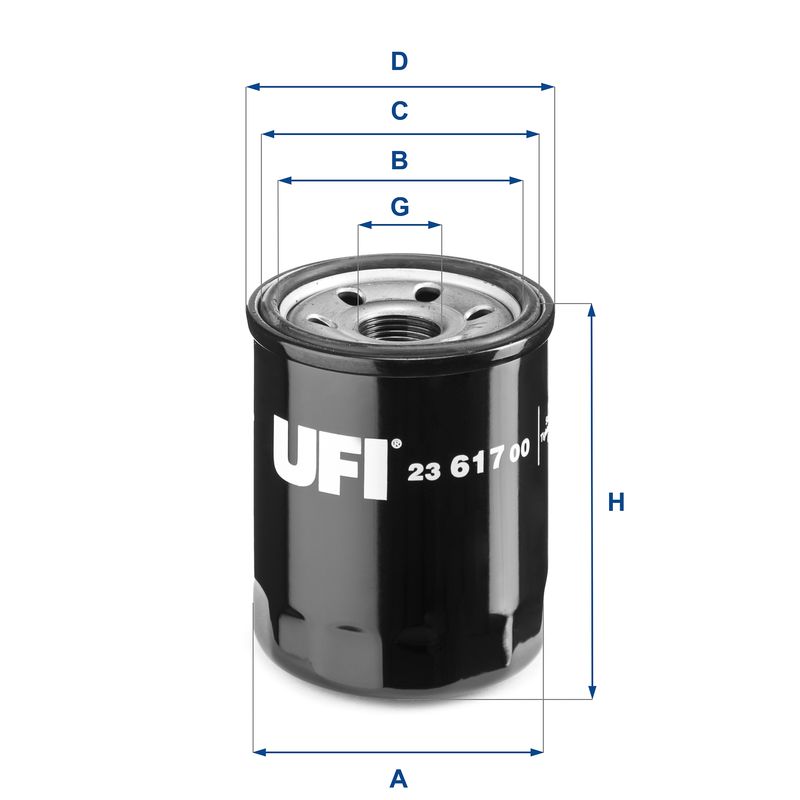Filtr oleju UFI 23.617.00
