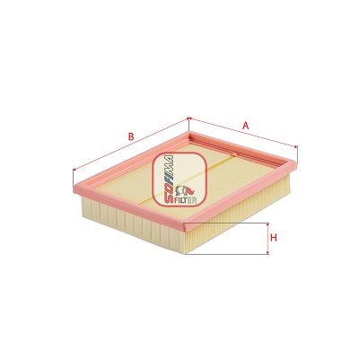 Filtr powietrza SOFIMA S 3D68 A