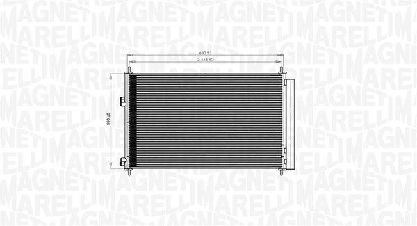 Skraplacz, klimatyzacja MAGNETI MARELLI 350203742000