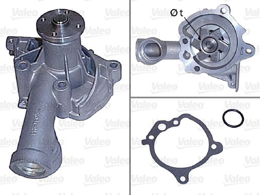 Pompa wody, chłodzenie silnika VALEO 506404