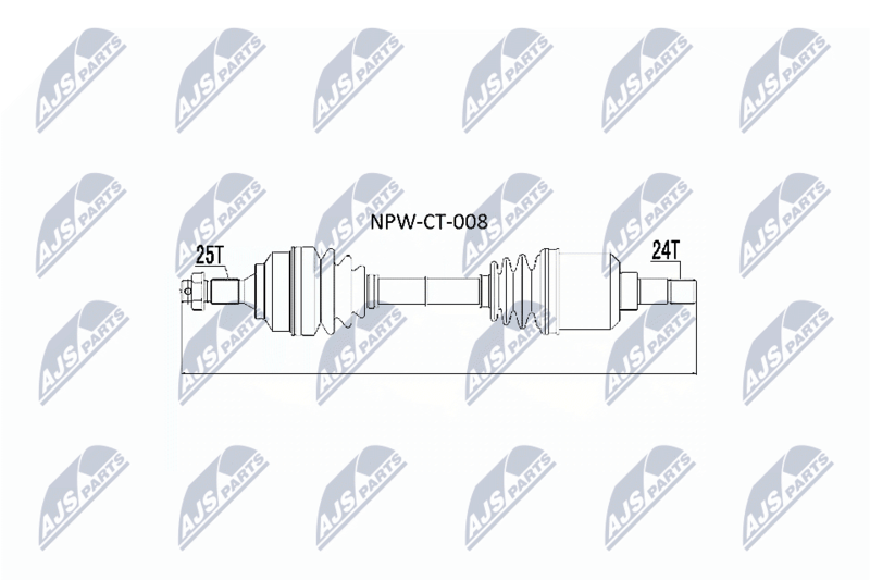 Wał napędowy NTY NPW-CT-008