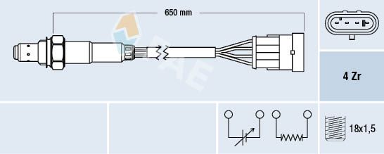Sonda lambda FAE 77219