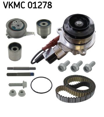 Pompa wody + zestaw paska rozrządu SKF VKMC 01278