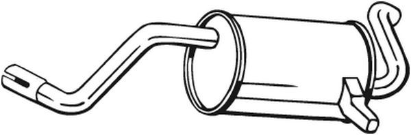 Tłumik końcowy BOSAL 200-523