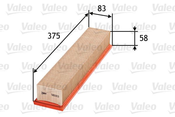 Filtr powietrza VALEO 585003