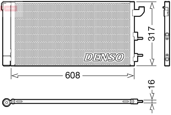 Skraplacz, klimatyzacja Denso DCN09144