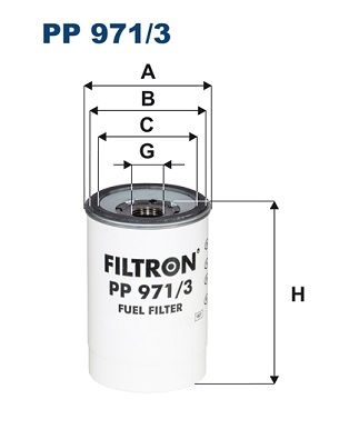Filtr paliwa FILTRON PP971/3