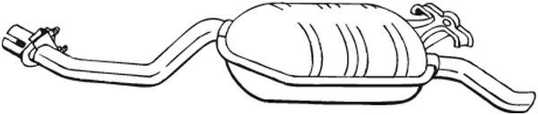 Tłumik końcowy BOSAL 278-209
